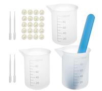 Reusable Silicone Measuring Cup - 100ml Non Stick Heat Resistant Pot Resin | Reusable Resin Measuring Cups For Molds Casting Jewelry Waxing Coaster Soap