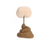 Reusable Silicone Tea Egg Creative Poop Shaped Funny Herbal Tea Bag Coffee Filter Diffuser Strainer Tea Accessories