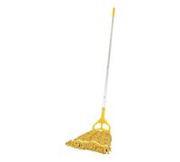 Reusable String Mop - Floor Cleaning Tool, 14.57 inch Deep Clean with Absorbent Cloth, Home Care with Aluminum Handle, Household Essential with Easy , Mop Set Kit for Multi Use