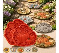 Reusable Sunflower Stepping Stone Mold,Reusable Garden Art Molds，set d：2