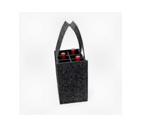 Reusable Thick Felt Bottle Bags with Handles for Travel and Celebrations, Washable Wine Gift Packaging