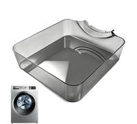 Reusable Washer Drain Pan For Floor Protection Odor And Water Stain Control | Front Load Washer Drain Tray Features A Durable ABS Design With Funnel To Collect Water And Lint While Helping Protect Floors