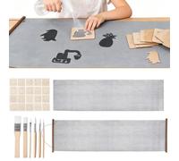 Reusable Water Drawing Canvas Large Non Slip Mat Pens Template