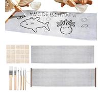 Reusable Water Pen Drawing Canvas Large Painting Mat with Frame