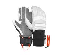 Reusch Alpine Master Gants de Ski Unisexes - Gants d'hiver imperméables et Coupe-Vent avec Cuir de chèvre, Rembourrage des Chevilles et des Doigts, Chauds, Respirants, Robustes