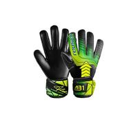 Reusch Attract AB1 Solid Junior Gants de Gardien de But antidérapants pour Enfants et Adolescents Gants de Football adaptés à Toutes Les Conditions météorologiques et Surfaces de Terrain de Jeu