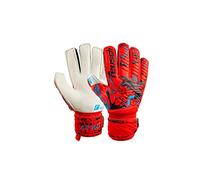 Reusch Attract Grip Gants de Gardien de But Rouge Clair/Bleu Future 9.5