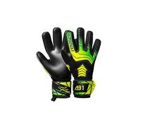 Reusch Attrakt AB1 Silver Junior Gants de Gardien de But Respirants pour Enfants et Adolescents Gants de Football adaptés à Toutes Les Conditions météorologiques et Surfaces de Terrain de Jeu