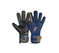 REUSCH Attrakt Freegel Silver Gants de Gardien Adulte Unisexe, 4411 Premium Blue/Gold/Black, 10