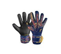REUSCH Attrakt X Gants de Gardien Adulte Unisexe, 4411 Premium Blue/Gold/Black, 8.5