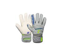 Reusch Attrakt Grip Finger Support Junior Gants de Gardien de But pour Enfants avec Construction avec Coutures extérieures pour Toutes Les Surfaces
