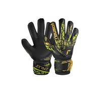Reusch Gants de sport Attrakt Infinity – Jaune fluo / Or / Noir – Taille S