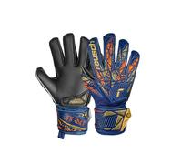 REUSCH Attrakt Silver Junior Gants de Gardien Jeunesse Unisexe, 4411 Premium Blue/Gold/Black, 6