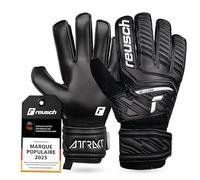 Reusch Attrakt Solid Gants de Gardien de But|Grip Solide en Latex synthétique|Stabilité 360° grâce au Full Strap et Elastic Cuff|Ajustement Parfait par Tous Les Temps|Tous terrains