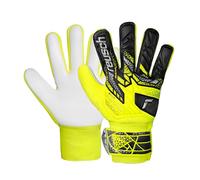 Reusch Attrakt Starter Solid Junior Gants de Gardien de But pour Enfants et Adolescents Gants de Football pour garçons et Filles adaptés à Toutes Les Conditions météorologiques et Surfaces de Terrain