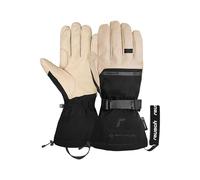 Reusch Duality R-Wool Gants de Ski Unisexes - Gants d'hiver Chauds, imperméables et Coupe-Vent avec Isolation R-LOFT en Cuir et Doublure en Laine pour Homme et Femme