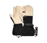 Reusch Duality R-Wool Lobster Gants de Ski Unisexe à 3 Doigts - Gants d'hiver Chauds, Coupe-Vent et imperméables avec Laine, Isolation R-LOFT et dragonne pour Homme et Femme