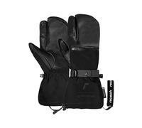 Reusch Duality R-Wool Lobster Gants de Ski Unisexe à 3 Doigts - Gants d'hiver Chauds, Coupe-Vent et imperméables avec Laine, Isolation R-LOFT et dragonne pour Homme et Femme