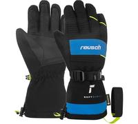 Reusch Enfants Maxim GTX Gants, Black-Brilliant Blue-Yellow, 5.5
