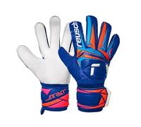 Reusch Gants de gardien Hommes Attrakt Solid – Prise robuste & contrôle de balle – Bleu Taille 10,5