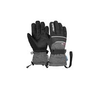 Reusch Gants de Ski Enfants |Chauds, imperméables | Noir-Gris | 5