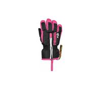 Reusch Unisexe - Bébés Ben Gants de Ski Confortables et Coupe-Vent Gants de Tous Les Jours Gants bébé Gants de Neige pour la Luge Gants d'hiver 7769 Noir/Knockout Rose, V
