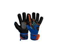 REUSCH Gants de sport 'Attrakt Infinity NC Junior' bleu / orange / noir, Taille S