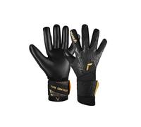 REUSCH Pure Contact Infinity Gants de Gardien Adulte Unisexe, 7706 Black/Gold/Black, 8