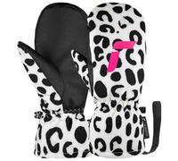 Reusch - Kid's Carter R-TEX XT Mitten - Gants - 5 - white / grey leopard