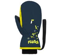 Reusch - Kid's Kids Mitten - Gants - IV - 4-5 years - dress blue / safety yellow