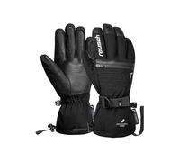Reusch Lando R-TEX XT Gants de Ski Unisexes, imperméables, Coupe-Vent, Respirants, Isolation en Duvet véritable, Cuir végétalien, Softshell, Doublure SoftPlush, Manchette en Poudre, Poche chauffante