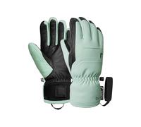 Reusch Mesa R-TEX XT Gants de Ski pour Femme - Imperméables, Coupe-Vent et Respirants - avec Paume en Cuir de chèvre et Laine, Softshell et Manchette serrée - Gants d'hiver Chauds