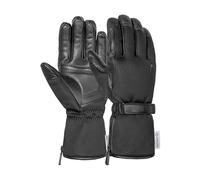 Reusch Method Windstopper Gants de Ski Unisexes - Gants d'hiver Coupe-Vent et Respirants avec Isolation Primaloft Gold, Cuir de Vachette, Fermeture éclair, Chauds et imperméables