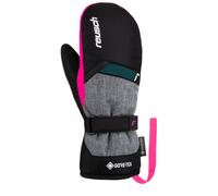 Reusch - Moufles de ski en GORE-TEX - Reusch Flash Gore-Tex Junior Mitten Black Black Melange Pink Glow - Taille Enfant 6 - Noir Noir 6