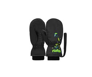 Reusch Moufles pour Enfant avec dragonne - Gants de Ski Chauds et Coupe-Vent - Gants de Tous Les Jours - Gants de Neige pour la Luge - Gants pour bébé