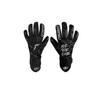 Reusch Pure Contact Infinity Junior Gants de Gardien adhérents et Respirants Gants de Football pour Enfants et Adolescents pour garçons Filles Parfaitement adaptés au Gazon synthétique, Noir, 5,5