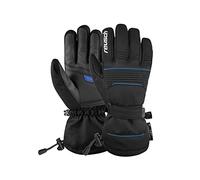 Reusch Unisexe - Crosby R-tex XT pour Adulte avec Membrane imperméable, Gants de Ski agréablement Chauds Gants de Sport, Gants de Neige Gants d'hiver, 7760 Noir/Bleu Brillant, 8