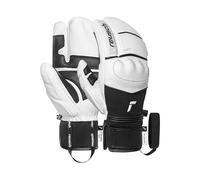 Reusch World Champ Lobster Gants de Ski Unisexes à 3 Doigts - Isolation R-LOFT en Cuir de Mouton, Rembourrage des Chevilles et des Doigts, imperméables, Chauds, Robustes, Sports d'hiver pour Homme et