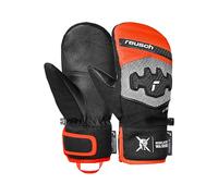 Reusch - Worldcup Warrior Prime R-Tex Xt Junior Mitten Black Silver Fluo Red - 6.5 - Moufles
