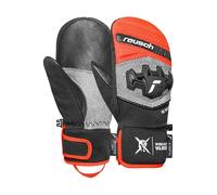 Reusch Worldcup Warrior R-TEX XT Junior Mitaines de Course Chaudes pour Enfants et Adolescents Imperméables, Coupe-Vent et Respirantes, avec Protection de la Cheville, Rembourrage des Doigts et Paume