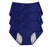REUset 3Pcs Culotte Anti Fuite Urinaire Femme Lavable,3Pcs Culotte Menstruelle Femme,Culotte Incontinence Femme,Culotte Fuite Urinaire Femme Lavable,Culotte Incontinence pour Le Cycle Menstruel,F,6XL