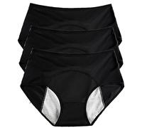 REUset Culotte Incontinence Femme,3Pcs Culotte Anti Fuite Urinaire Femme Lavable,Respirant Lavable Étanche,Culotte Incontinence Femme Lavable,G,XXL