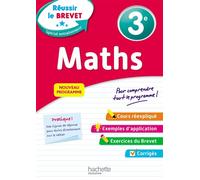 Réussir au collège - Maths 3e - Dominique Dejean - Hachette Education - broché - Scolaire / Universitaire