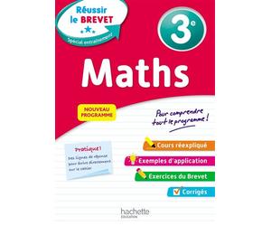 Réussir au collège - Maths 3e - Dominique Dejean - Hachette Education - broché - Scolaire / Universitaire