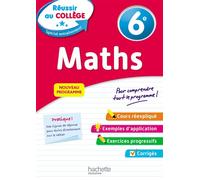 Réussir au collège - Maths 6e - Michèle Blanc - Hachette Education - broché - Scolaire / Universitaire