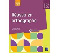 Réussir en orthographe CE2 programmes 2025 - + ressources numériques - Caroline Cellier - Retz Eds - Livre CD-ROM - Manuel CD
