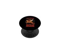 Réussir grâce à Insane Winged Tiger Cowboy PopSockets PopGrip Adhésif