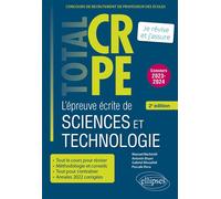 Réussir l’épreuve écrite de sciences et technologie - CRPE - Concours 2023-2024 - 2e édition - Antonin Boyer - Ellipses - broché - Scolaire / Universitaire