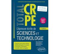 Réussir l’épreuve écrite de sciences et technologie - CRPE - Concours 2023-2024 - Antonin Boyer - Ellipses - broché - Scolaire / Universitaire