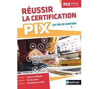 Hervé Riou – Réussir la certification PIX (niveaux 1-2-3) – Scolaire/Universitaire – Broché (2022)